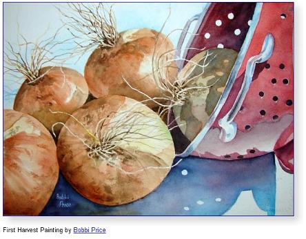 First Harvest Painting by Bobbi Price